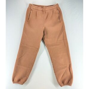 Offline By Aerie Tan Fleece Jogger Sweatpants M Athleisure Cozy Basics Cabincore